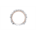 Verragio Wedding Rings in Mixed Metals containing Diamond 430052