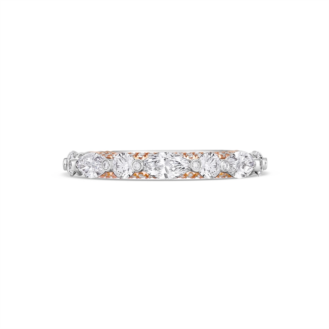 Verragio Wedding Rings in Mixed Metals containing Diamond 430052
