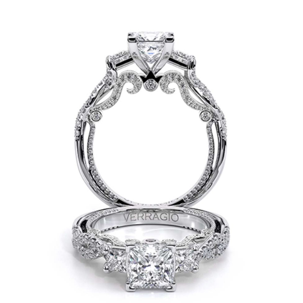 Verragio Engagement Rings in White Gold containing Diamond INS-7074P