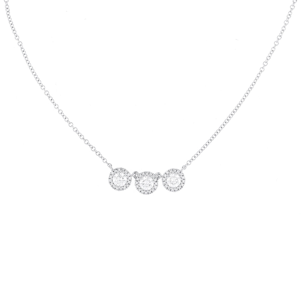 Necklaces Necklaces in White Gold containing Diamond 430070