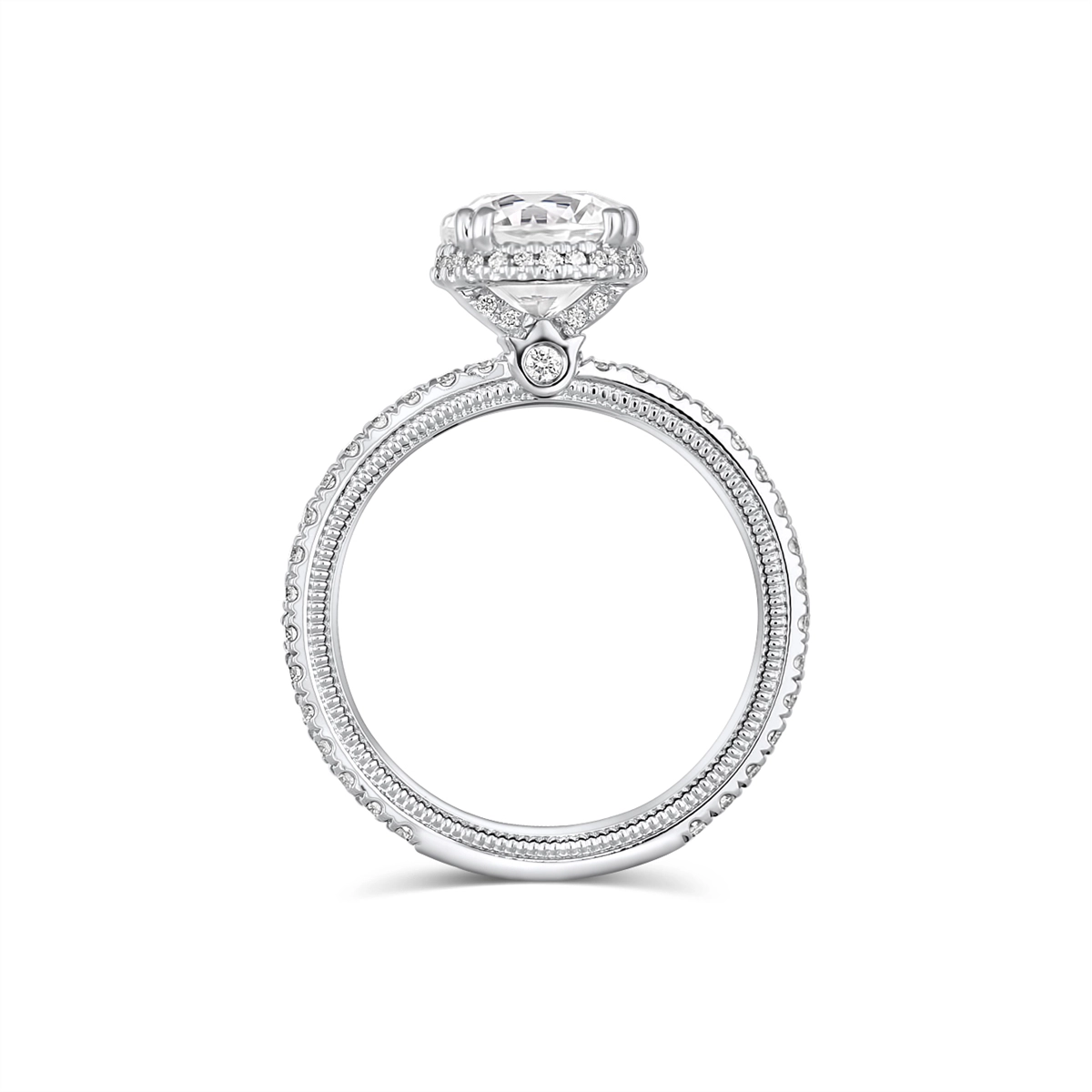 Verragio Engagement Rings in White Gold containing Diamond TR150XR-2CT