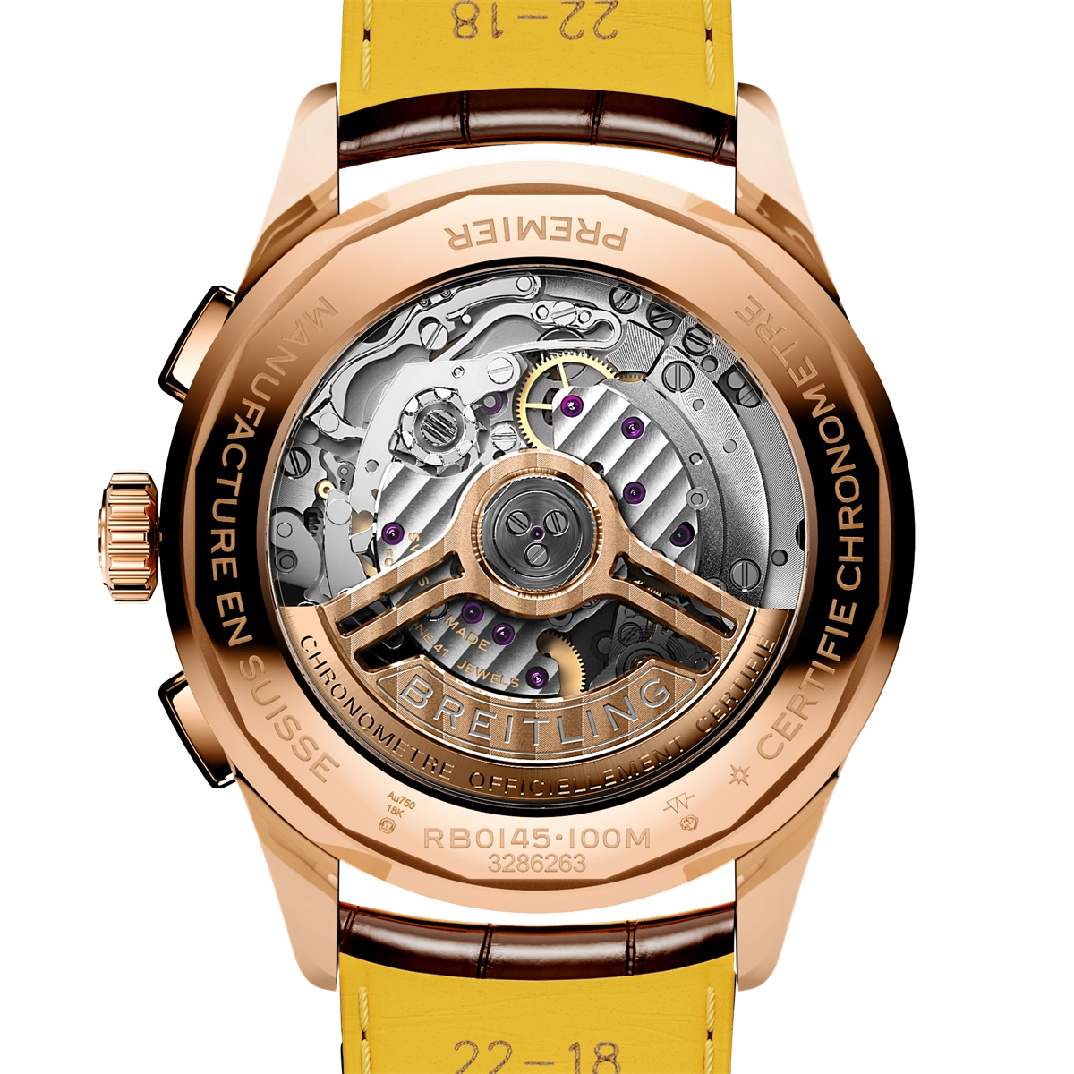 Breitling watch in Rose Gold RB0145371G1P1