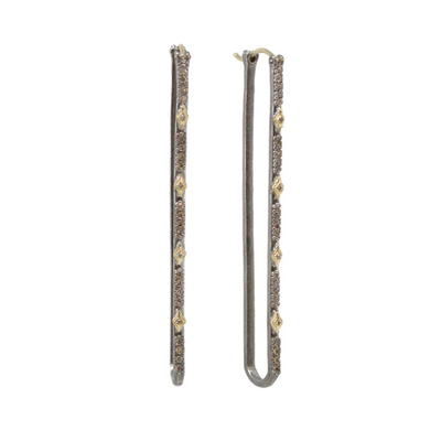 Armenta Earrings in Mixed Metals containing Diamond 20535