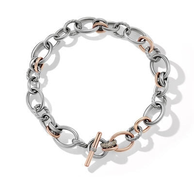 David Yurman Necklaces in Mixed Metals containing Diamond N18012DSRACDDI19