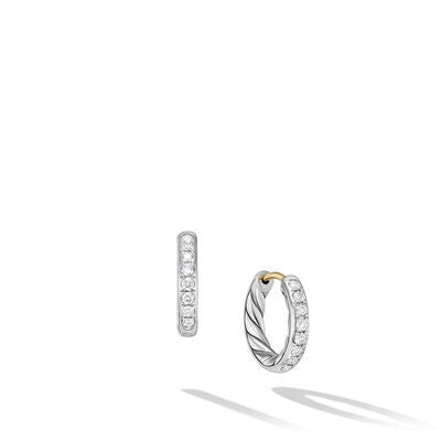 David Yurman Earrings in Silver containing Diamond E17357DSSADI