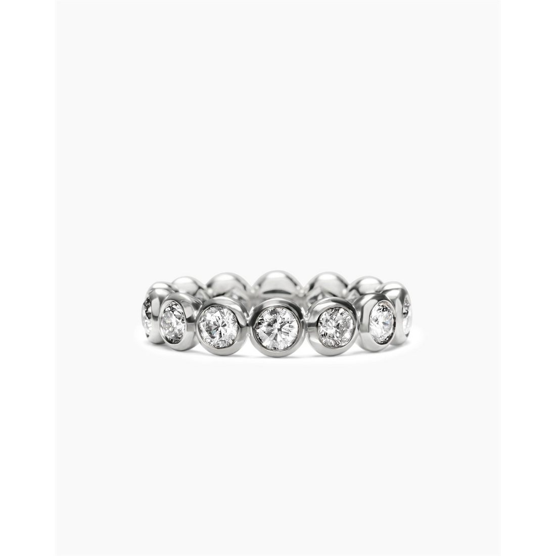 David Yurman Wedding Rings in Platinum/Palladium containing Diamond WR3131PLADI6