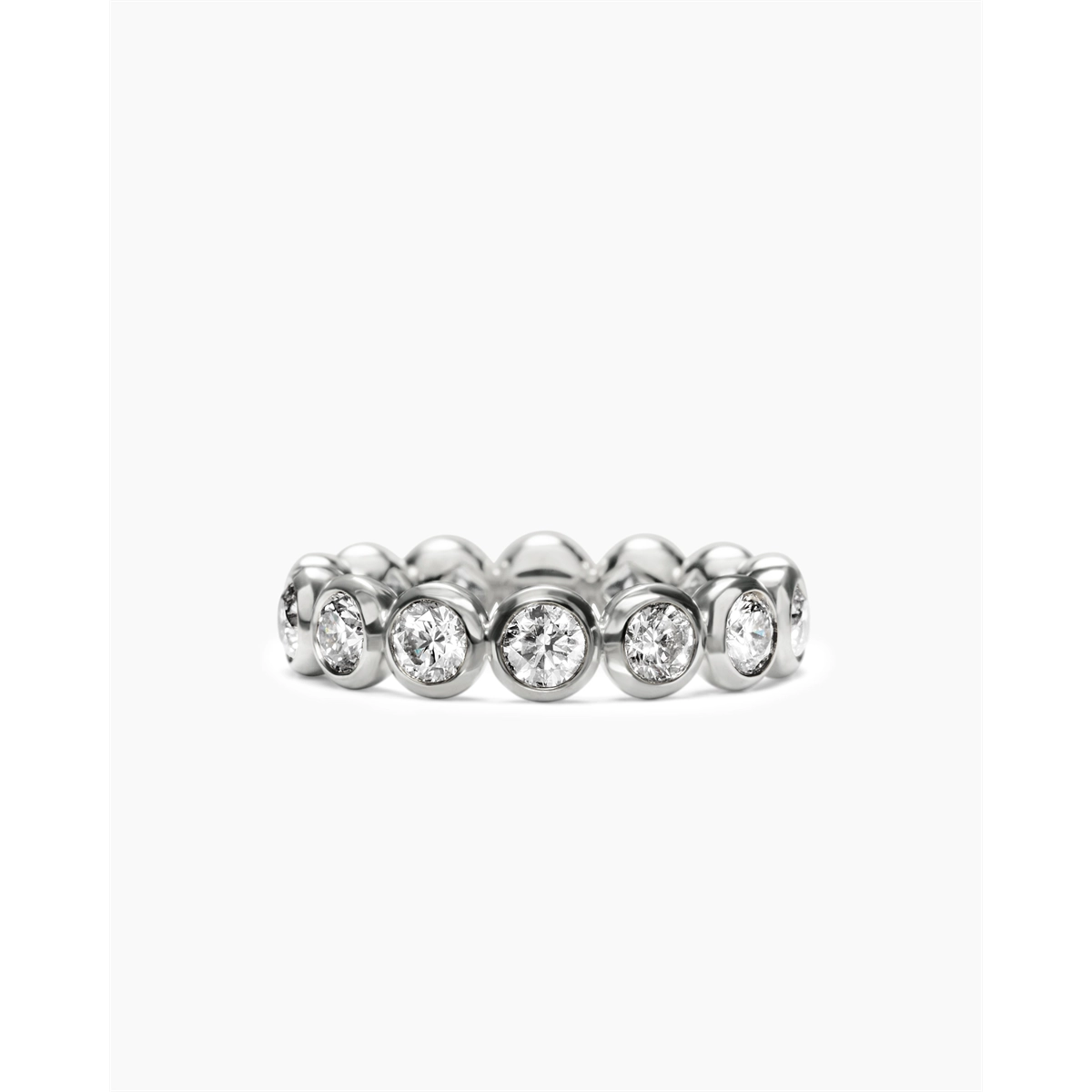 David Yurman Wedding Rings in Platinum/Palladium containing Diamond WR3131PLADI6