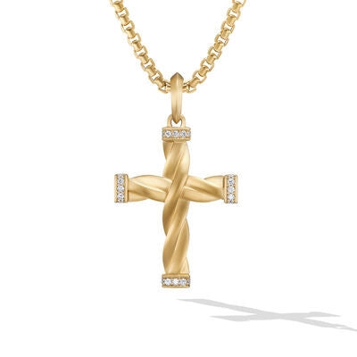 David Yurman Pendants in Yellow Gold containing Diamond D35052M88ADI