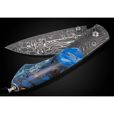 William Henry Accessories in Alternative Metals containing Blue topaz , Other, Multi-gemstone B12BLUEFUSION