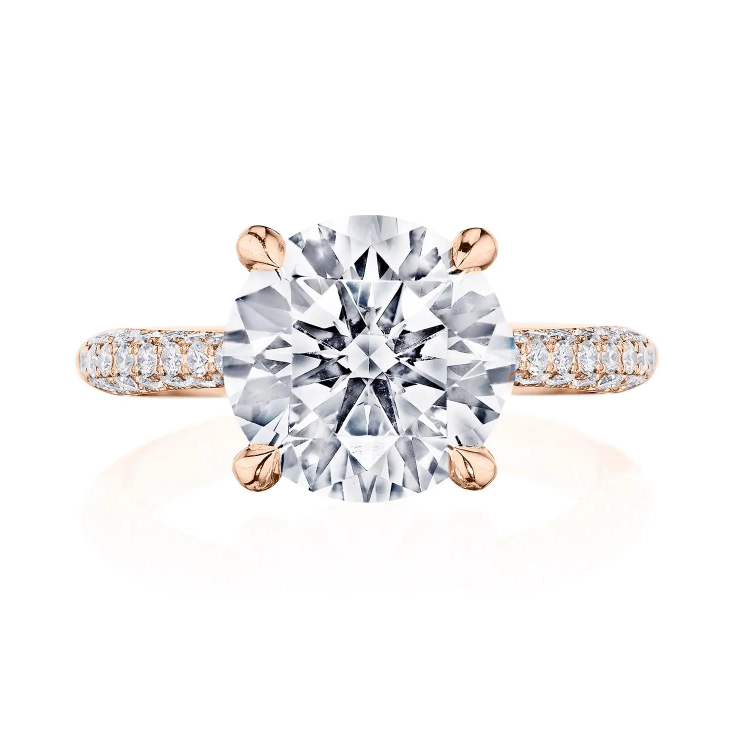 Tacori Engagement Rings in Rose Gold containing Diamond HT 2673 RD 9 PK