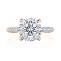 Tacori Engagement Rings in Rose Gold containing Diamond HT 2673 RD 9 PK