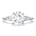 Tacori Engagement Rings in Platinum/Palladium containing Diamond 2685 RD 9.5 PLT