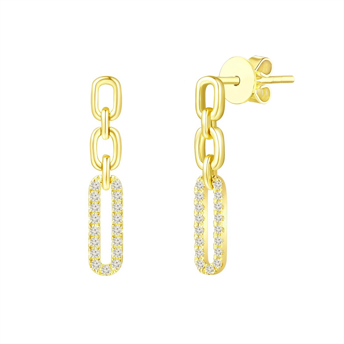 Earrings Earrings in Yellow Gold containing Diamond 430555