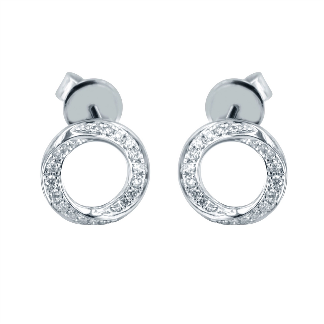 Earrings Earrings in White Gold containing Diamond 430570