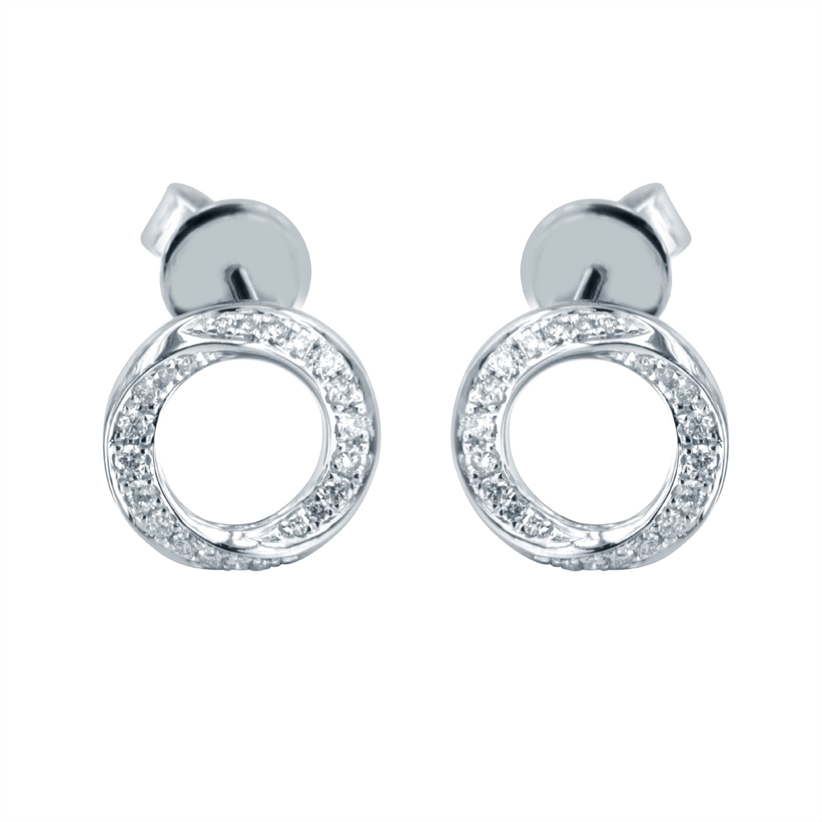 Earrings Earrings in White Gold containing Diamond 430570