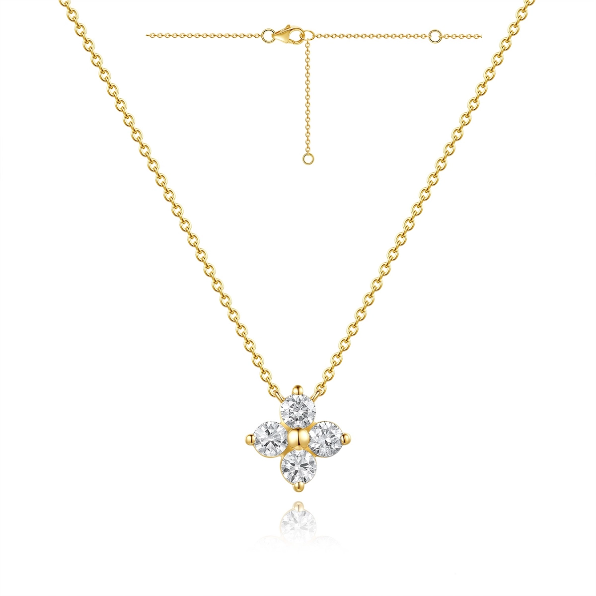 Necklaces Necklaces in Yellow Gold containing Diamond 430582