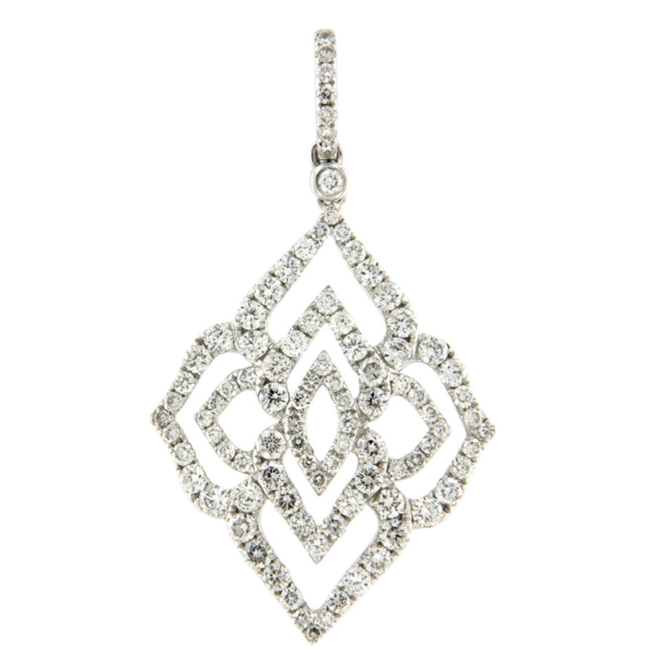 Pendants Pendants in White Gold containing Diamond 430597