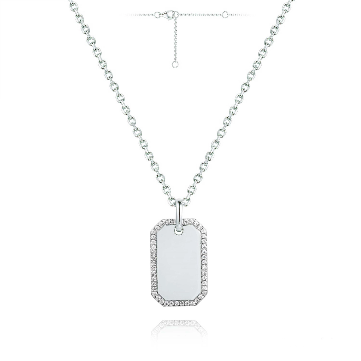 Pendants Pendants in White Gold containing Diamond 430602