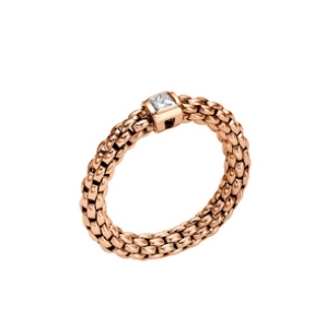 csv_image FOPE Ring in Rose Gold containing Diamond 09E08AX_BB_R_XRX_00S
