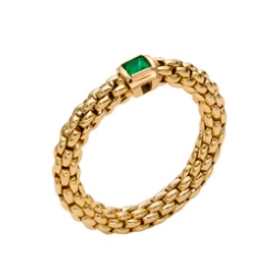 csv_image FOPE Ring in Yellow Gold containing Emerald 09E08AX_B6_G_XGX_00S
