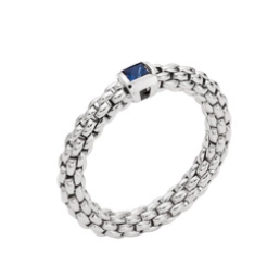 csv_image FOPE Ring in White Gold containing Sapphire 09E08AX_B2_B_XBX_00S