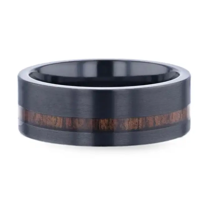 Mens Bands Wedding Rings in Alternative Metals containing Other TBWP-7046-8MM-10.5