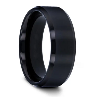 Mens Bands Wedding Rings in Alternative Metals W270-BBT-8MM-11
