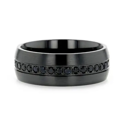 Mens Bands Wedding Rings in Alternative Metals containing Other 6329-TISS-6MM-9.5