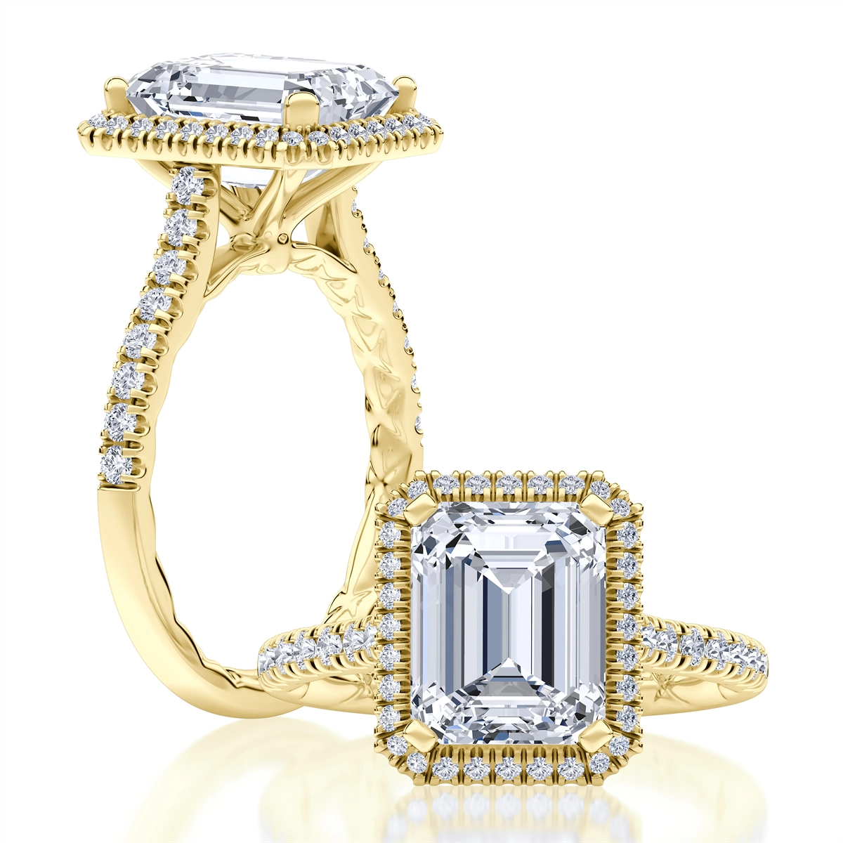A. Jaffe Engagement Rings in Yellow Gold containing Diamond MECEC2920Q/347-Y