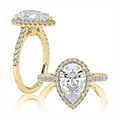 A. Jaffe Engagement Rings in Yellow Gold containing Diamond MECPS2920Q/344-Y