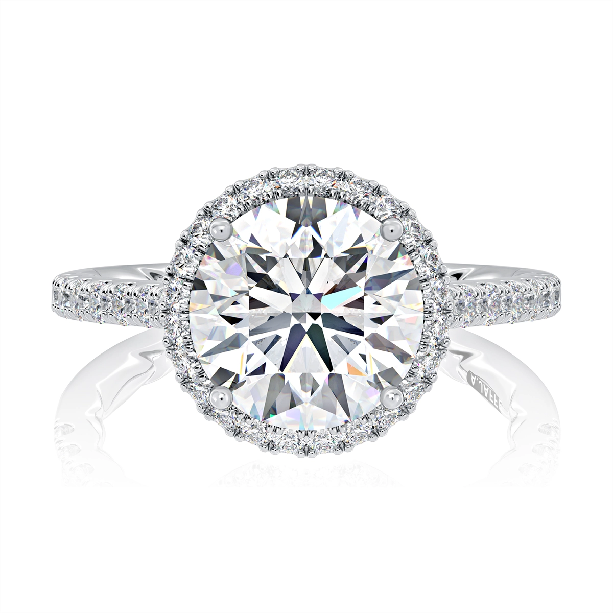 A. Jaffe Engagement Rings in White Gold containing Diamond MECRD2920Q/292-W