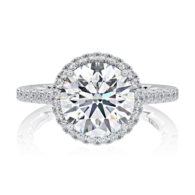 A. Jaffe Engagement Rings in White Gold containing Diamond MECRD2920Q/292-W