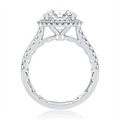 A. Jaffe Engagement Rings in White Gold containing Diamond MECRD2920Q/292-W