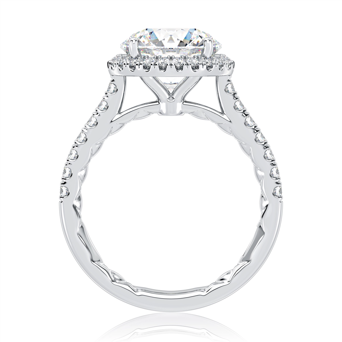 A. Jaffe Engagement Rings in White Gold containing Diamond MECRD2920Q/292-W