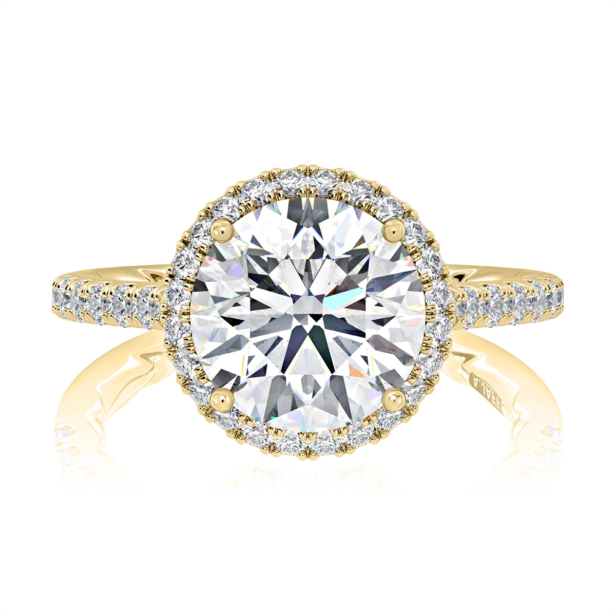 A. Jaffe Engagement Rings in Yellow Gold containing Diamond MECRD2920Q/292-14Y