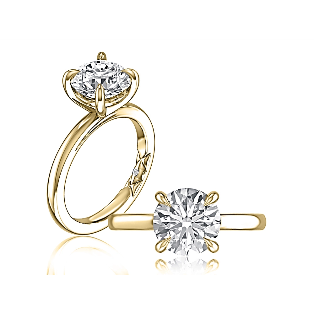 A. Jaffe Engagement Rings in Yellow Gold containing Diamond 431082