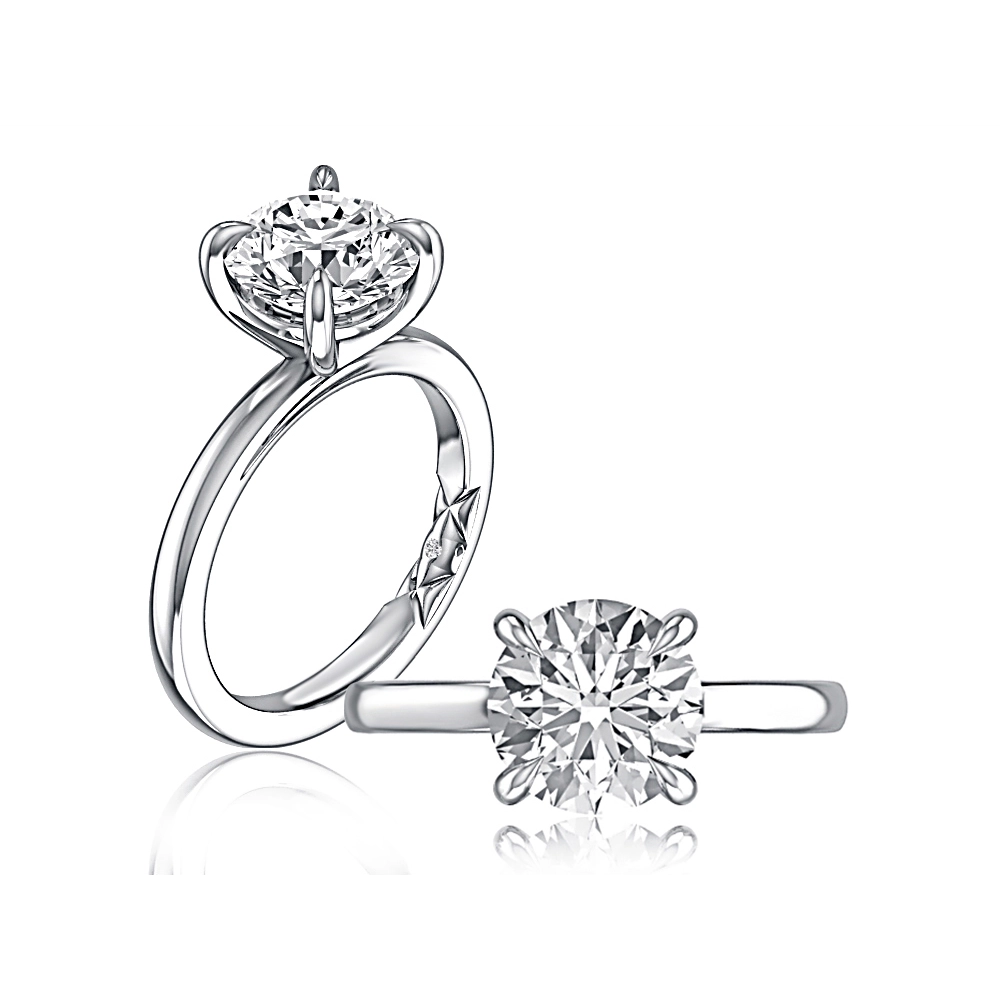 A. Jaffe Engagement Rings in White Gold containing Diamond 431083