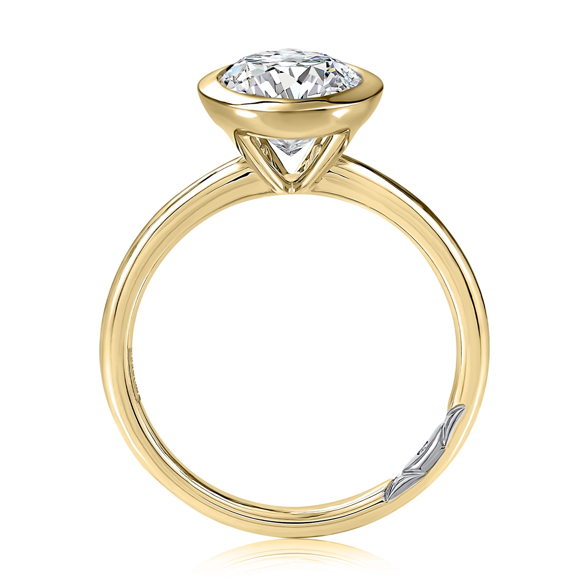 A. Jaffe Engagement Rings in Yellow Gold containing Diamond MECOV3006L/200-Y