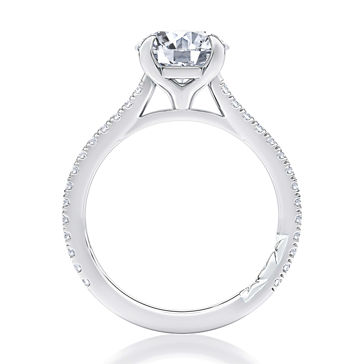 A. Jaffe Engagement Rings in White Gold containing Diamond MECRD2823/329-W
