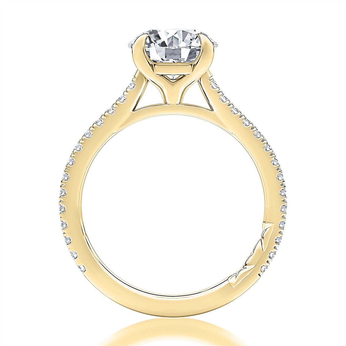 A. Jaffe Engagement Rings in Yellow Gold containing Diamond MECRD2823/279-Y