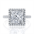 A. Jaffe Engagement Rings in White Gold containing Diamond MECPC2920Q/296-W
