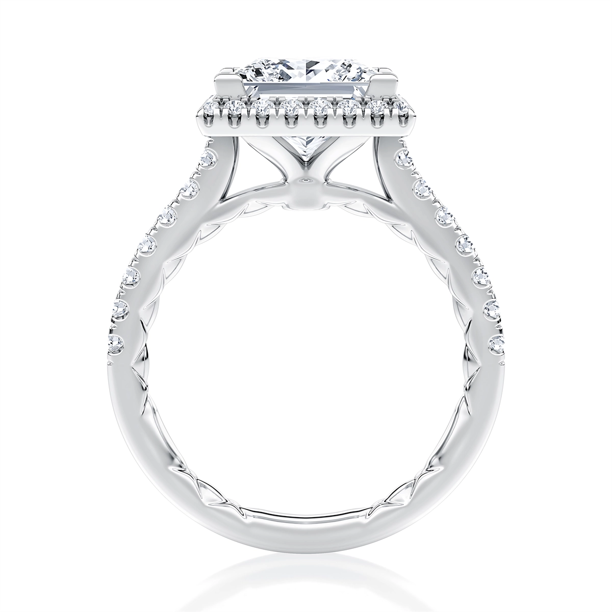 A. Jaffe Engagement Rings in White Gold containing Diamond MECPC2920Q/296-W