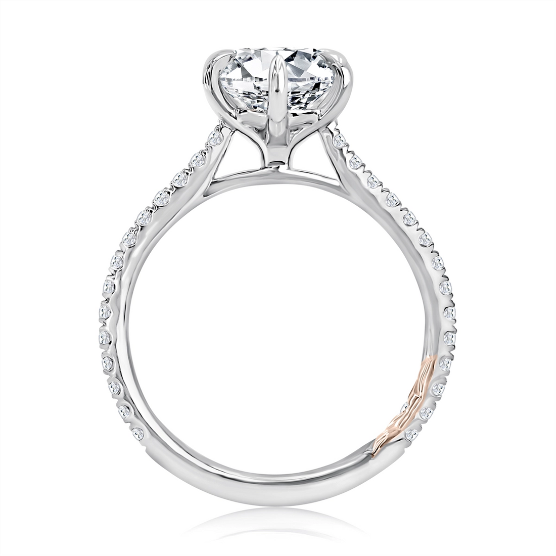 A. Jaffe Engagement Rings in White Gold containing Diamond MECRD2743/229-W