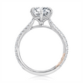 A. Jaffe Engagement Rings in White Gold containing Diamond MECRD2743/229-W