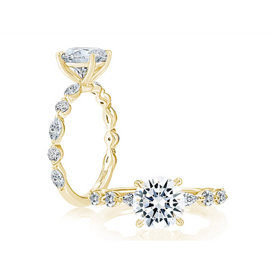 A. Jaffe Engagement Rings in Yellow Gold containing Diamond MECRD2929T/162-Y