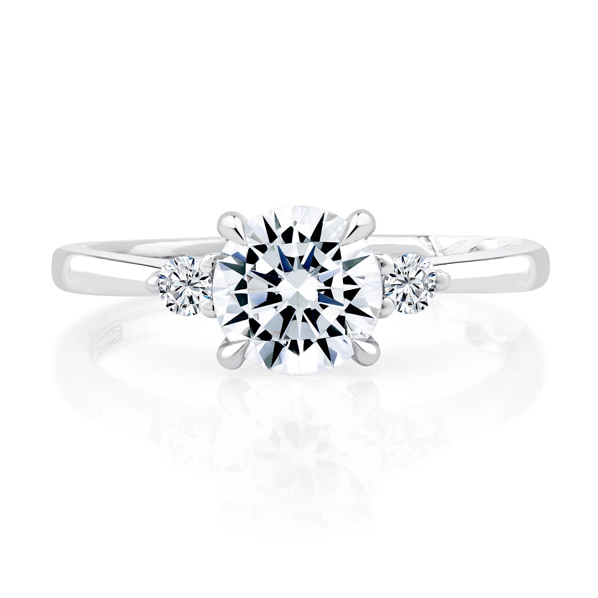 A. Jaffe Engagement Rings in White Gold containing Diamond MECRD2542/111-14W