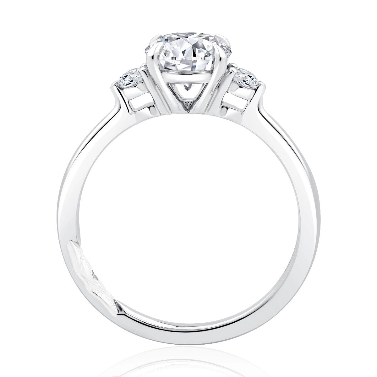 A. Jaffe Engagement Rings in White Gold containing Diamond MECRD2542/111-14W