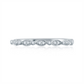 A. Jaffe Wedding Rings in White Gold containing Diamond WR1055/10
