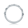 A. Jaffe Wedding Rings in White Gold containing Diamond WR1055/10
