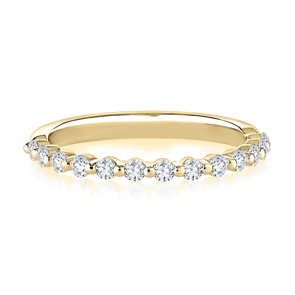 A. Jaffe Wedding Rings in Yellow Gold containing Diamond WRRDK1243H/39-Y